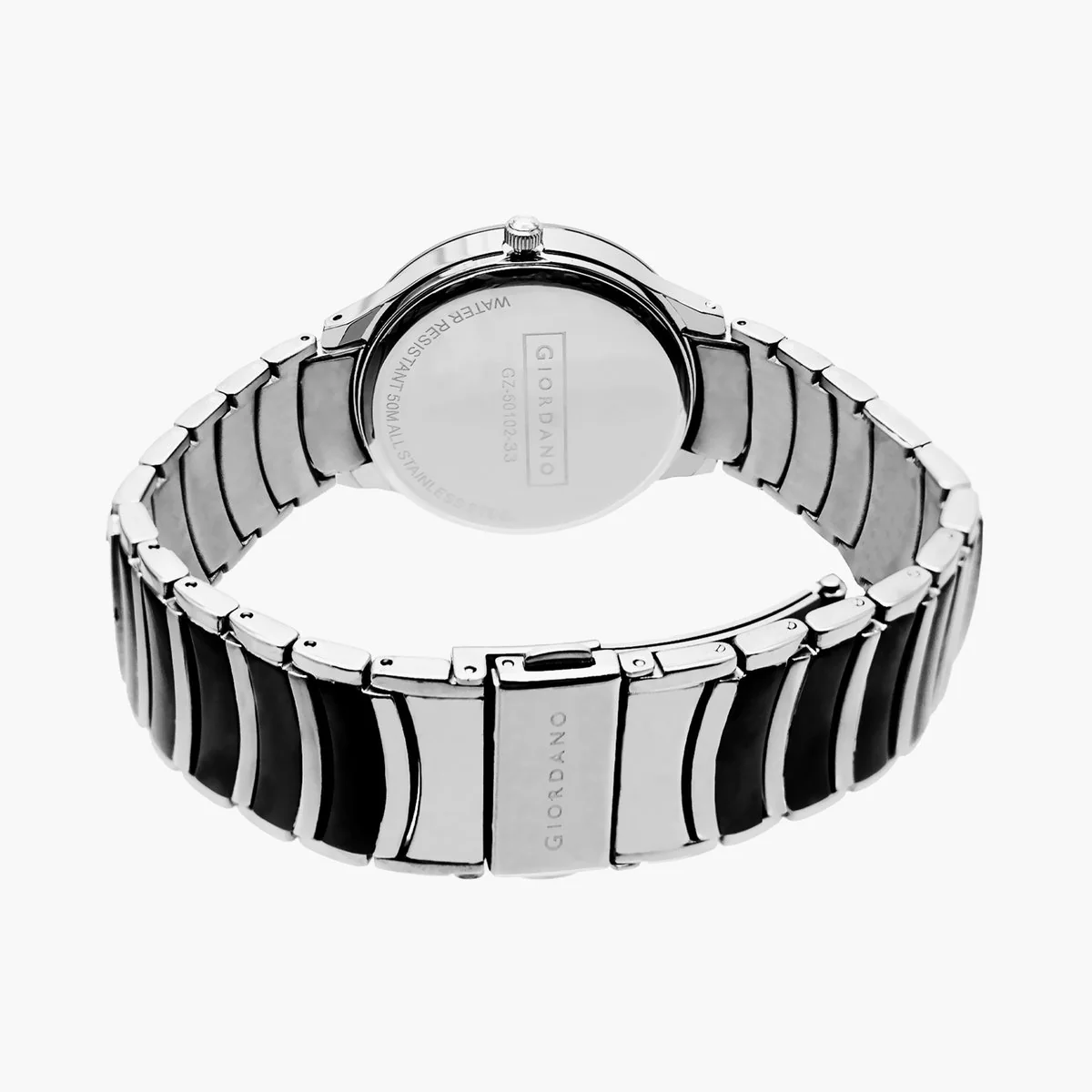Giordano Classic Analog Watch for Men with Diamond Accents and Stainless Steel Strap GZ-50102-33 - Image 5