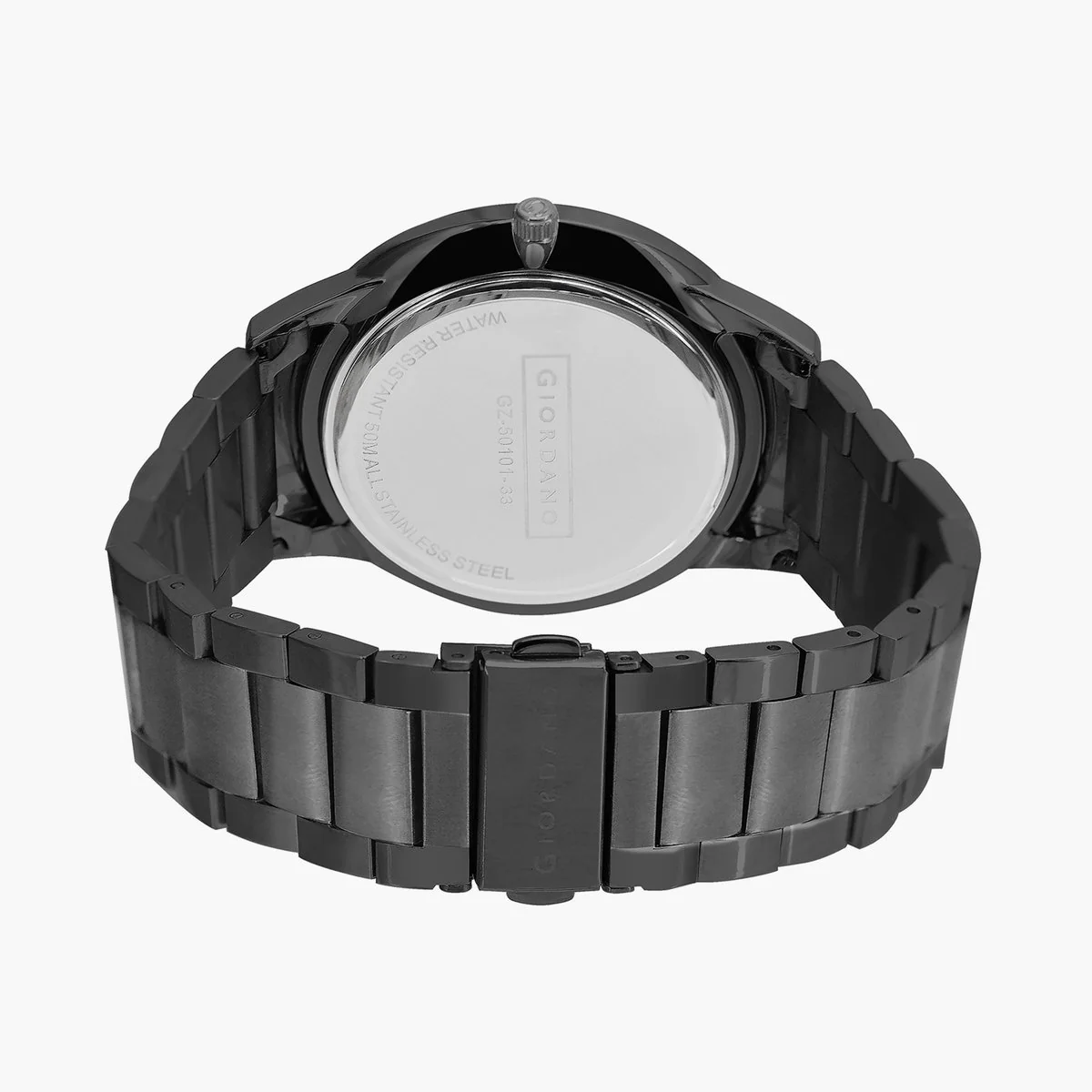 Giordano Classic Analog Watch for Men with Diamond Marked Dial and Stainless Steel Strap | GZ-50101-33 - Image 6