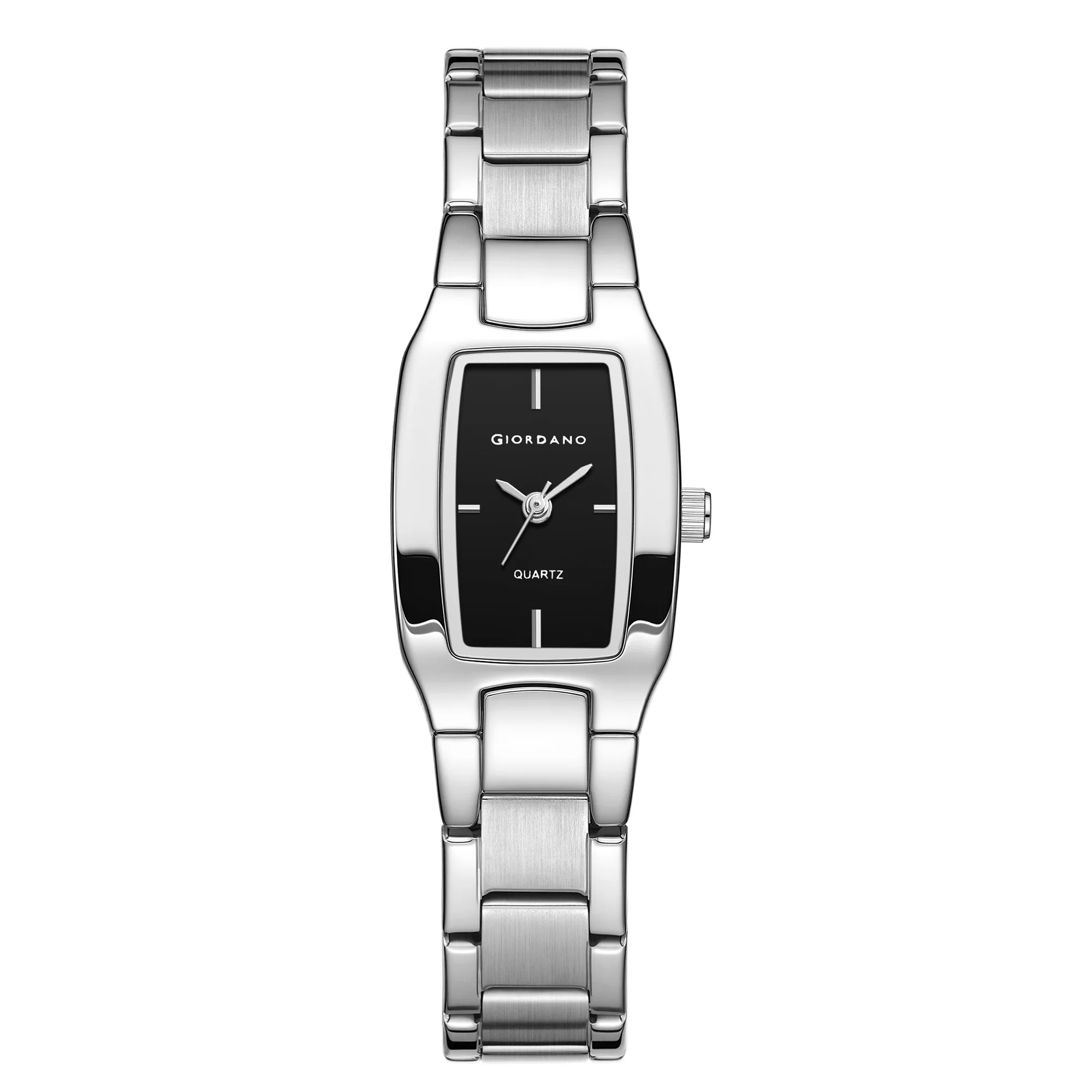 Giordano Classic Analog Watch Watch for Women with Rectangular Dial, Quartz Movement & Stainless Steel Strap - GZ-60170-11 - Image 5