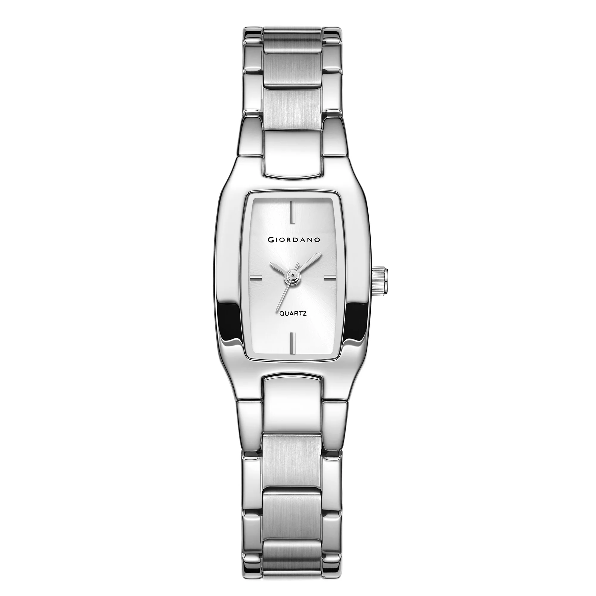 Giordano Classic Analog Watch Watch for Women with Rectangular Dial, Quartz Movement & Stainless Steel Strap - GZ-60170-22 - Image 5