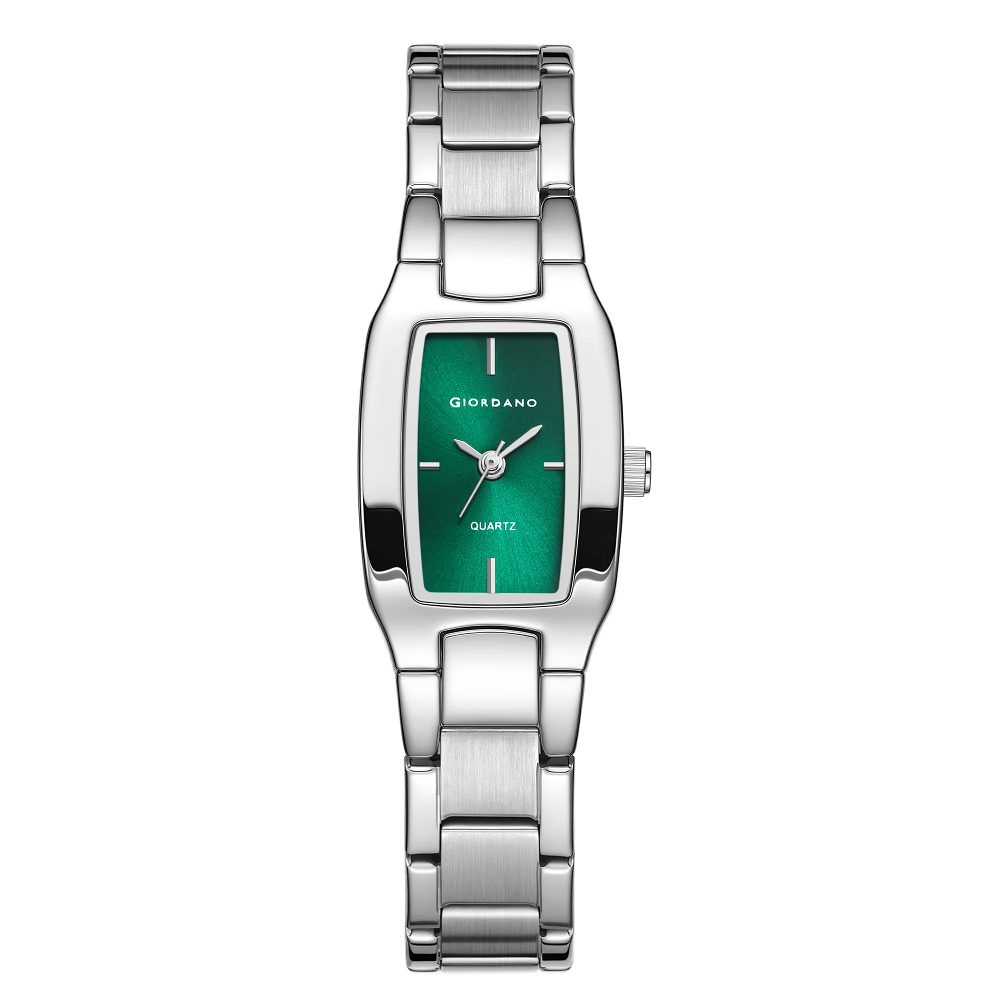 Giordano Classic Analog Watch Watch for Women with Rectangular Dial, Quartz Movement & Stainless Steel Strap - GZ-60170-33 - Image 5