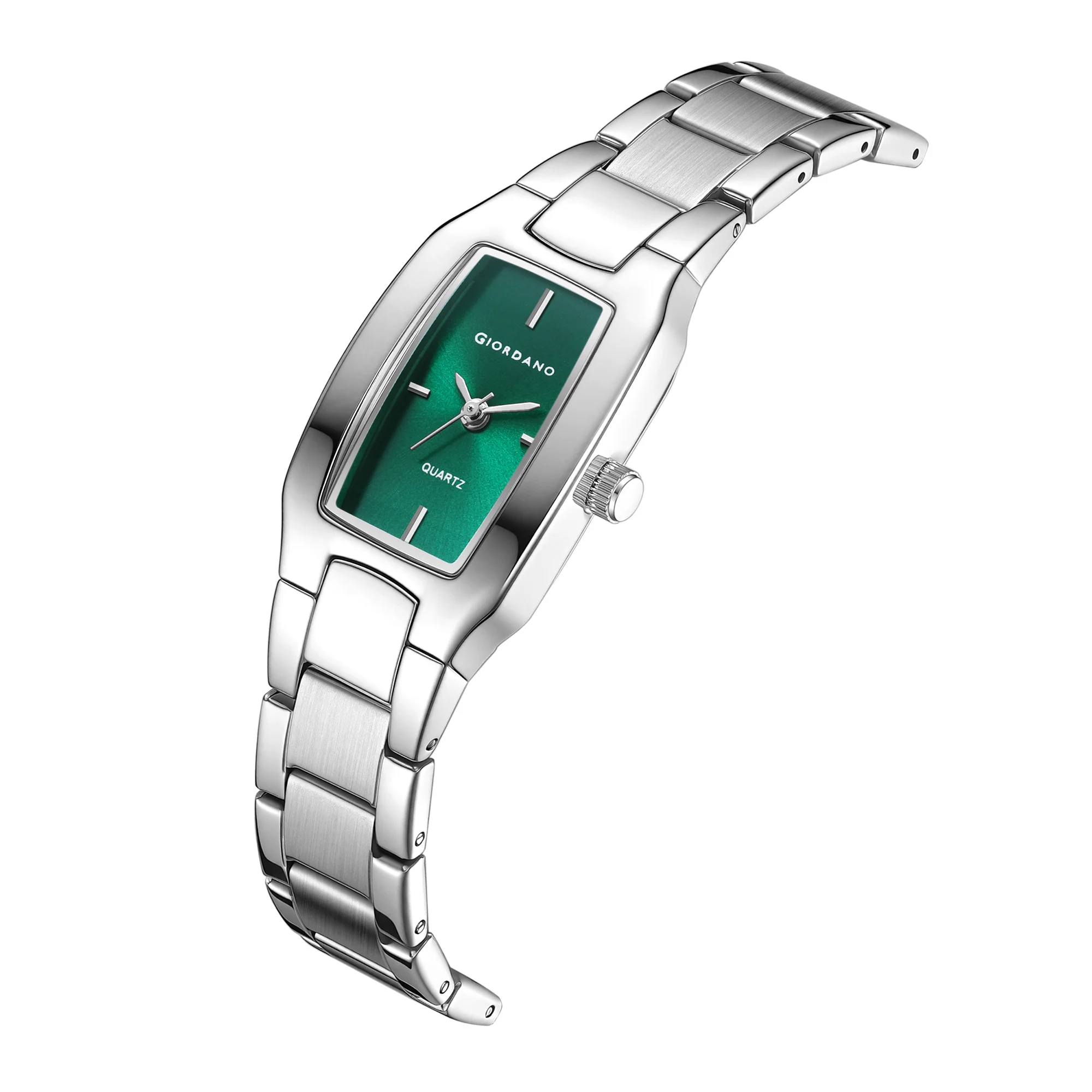 Giordano Classic Analog Watch Watch for Women with Rectangular Dial, Quartz Movement & Stainless Steel Strap - GZ-60170-33 - Image 6