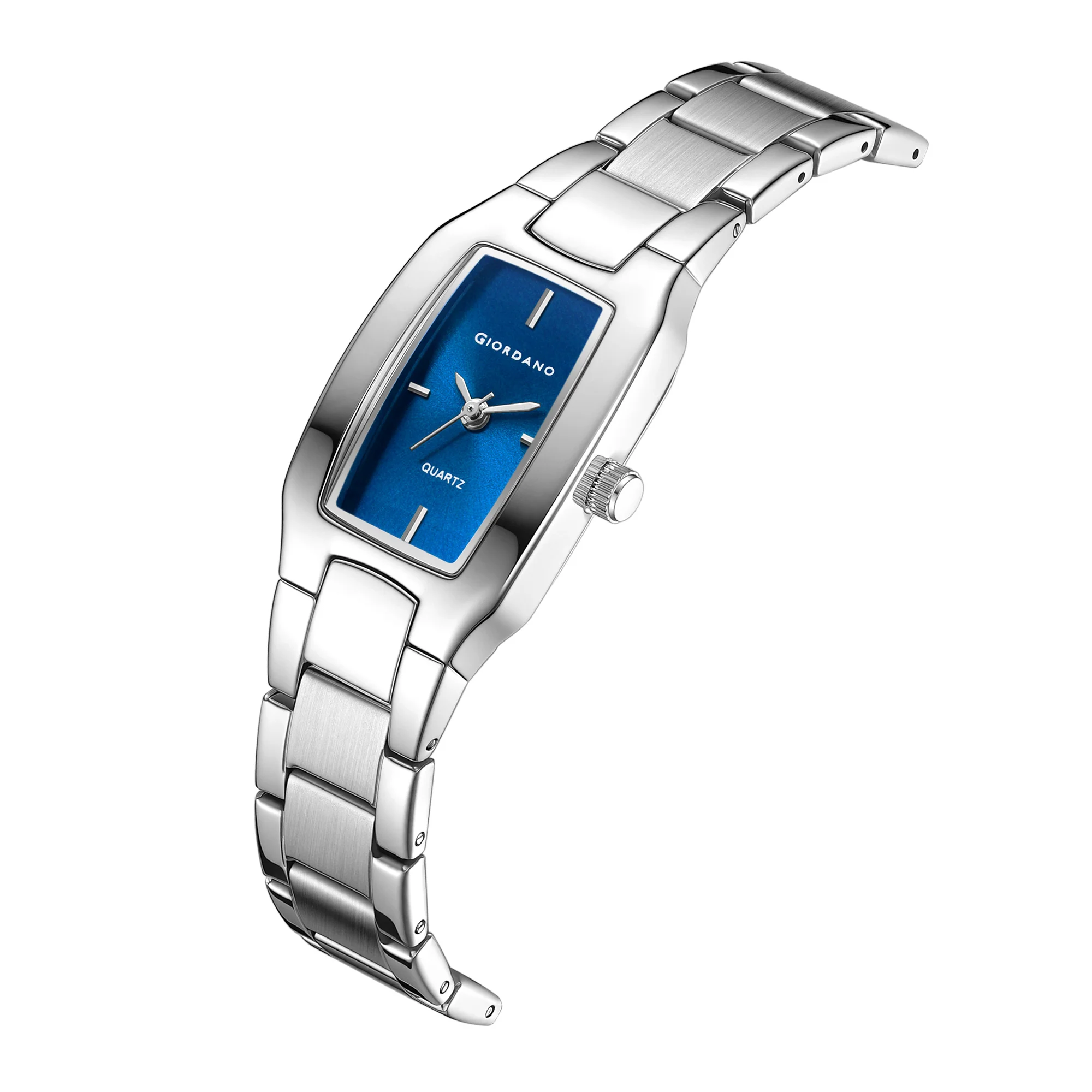 Giordano Classic Analog Watch Watch for Women with Rectangular Dial, Quartz Movement & Stainless Steel Strap - GZ-60170-44 - Image 6