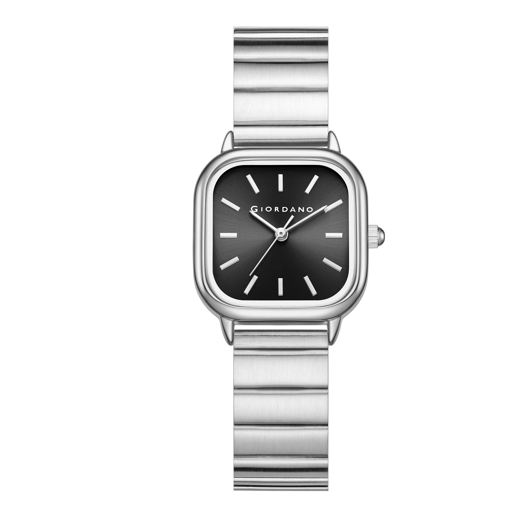 Giordano Classic Square Watch for Women – Polished Stainless Steel Strap, Minimalist Compact Design | GZ-60098-11 - Image 8