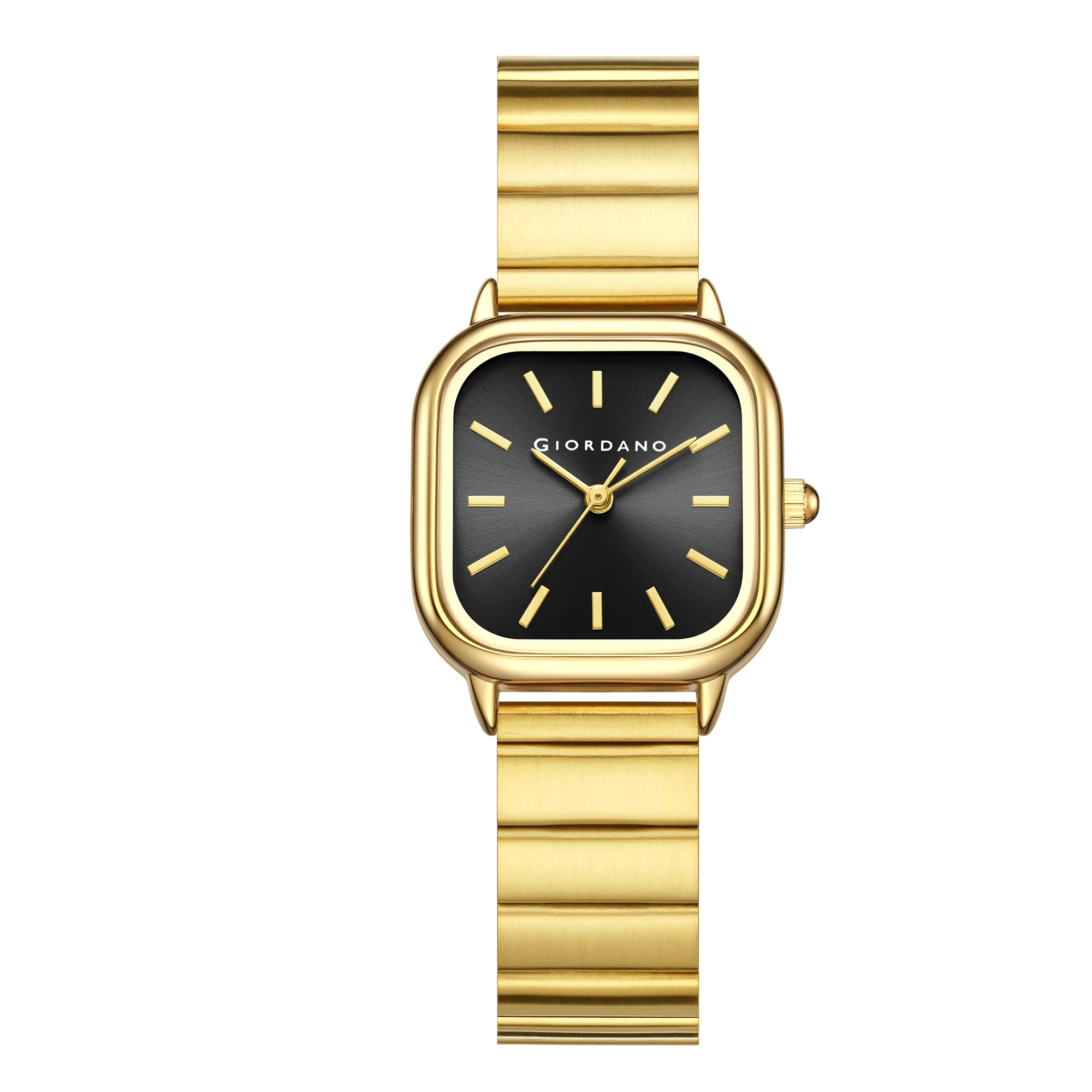 Giordano Classic Square Watch for Women – Polished Stainless Steel Strap, Minimalist Compact Design | GZ-60098-22 - Image 8