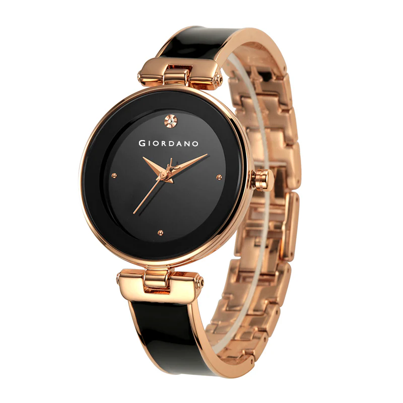 Giordano Designer Analog Watch for Women – Glossy Round Dial & Bracelet Style Stainless Steel Strap | GZ-60099-11 - Image 5