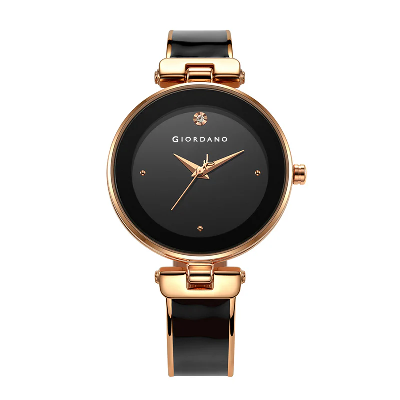 Giordano Designer Analog Watch for Women – Glossy Round Dial & Bracelet Style Stainless Steel Strap | GZ-60099-11 - Image 8