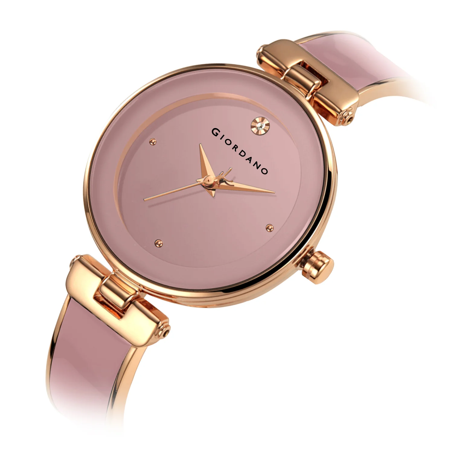 Giordano Designer Analog Watch for Women – Glossy Round Dial & Bracelet Style Stainless Steel Strap | GZ-60099-22 - Image 7