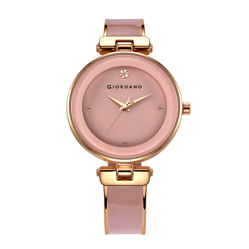 Giordano Designer Analog Watch for Women – Glossy Round Dial & Bracelet Style Stainless Steel Strap | GZ-60099-22 - Image 8
