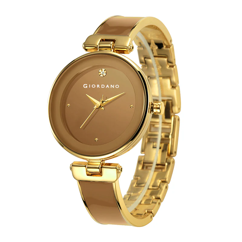 Giordano Designer Analog Watch for Women – Glossy Round Dial & Bracelet Style Stainless Steel Strap | GZ-60099-33 - Image 5
