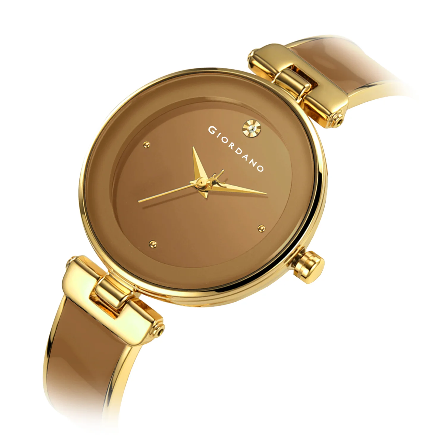 Giordano Designer Analog Watch for Women – Glossy Round Dial & Bracelet Style Stainless Steel Strap | GZ-60099-33 - Image 6