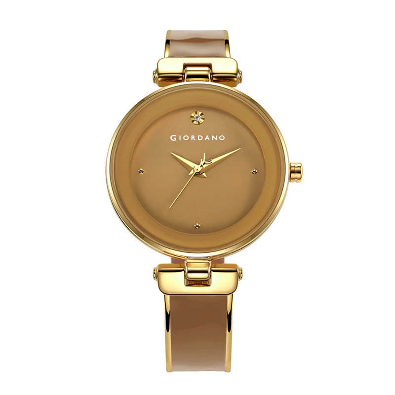 Giordano Designer Analog Watch for Women – Glossy Round Dial & Bracelet Style Stainless Steel Strap | GZ-60099-33 - Image 7