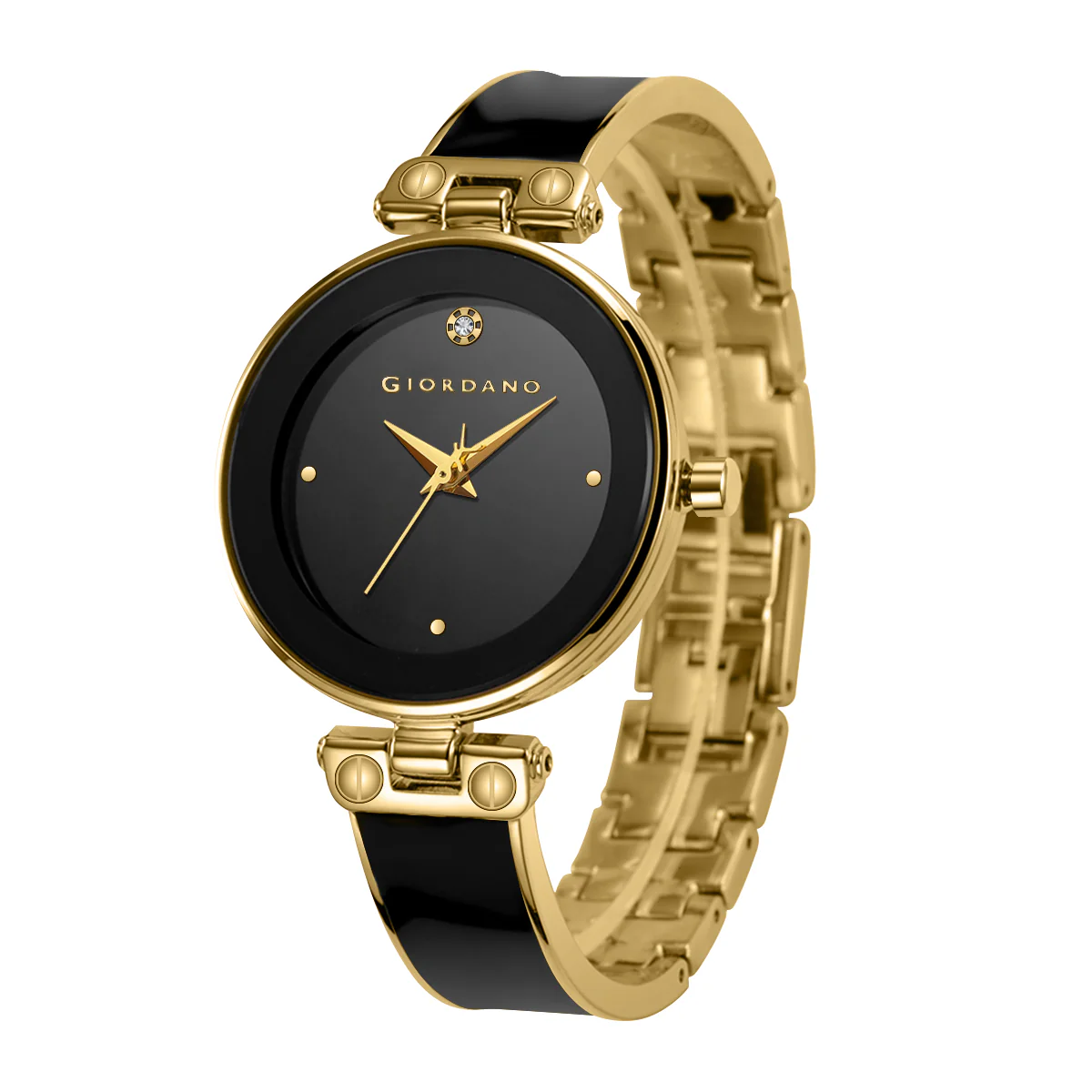 Giordano Designer Analog Watch for Women – Glossy Round Dial & Bracelet Style Stainless Steel Strap | GZ-60099-44 - Image 2