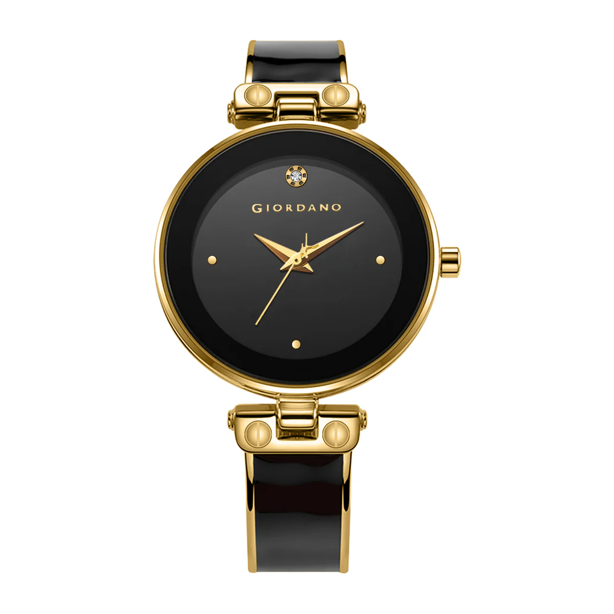 Giordano Designer Analog Watch for Women – Glossy Round Dial & Bracelet Style Stainless Steel Strap | GZ-60099-44 - Image 3