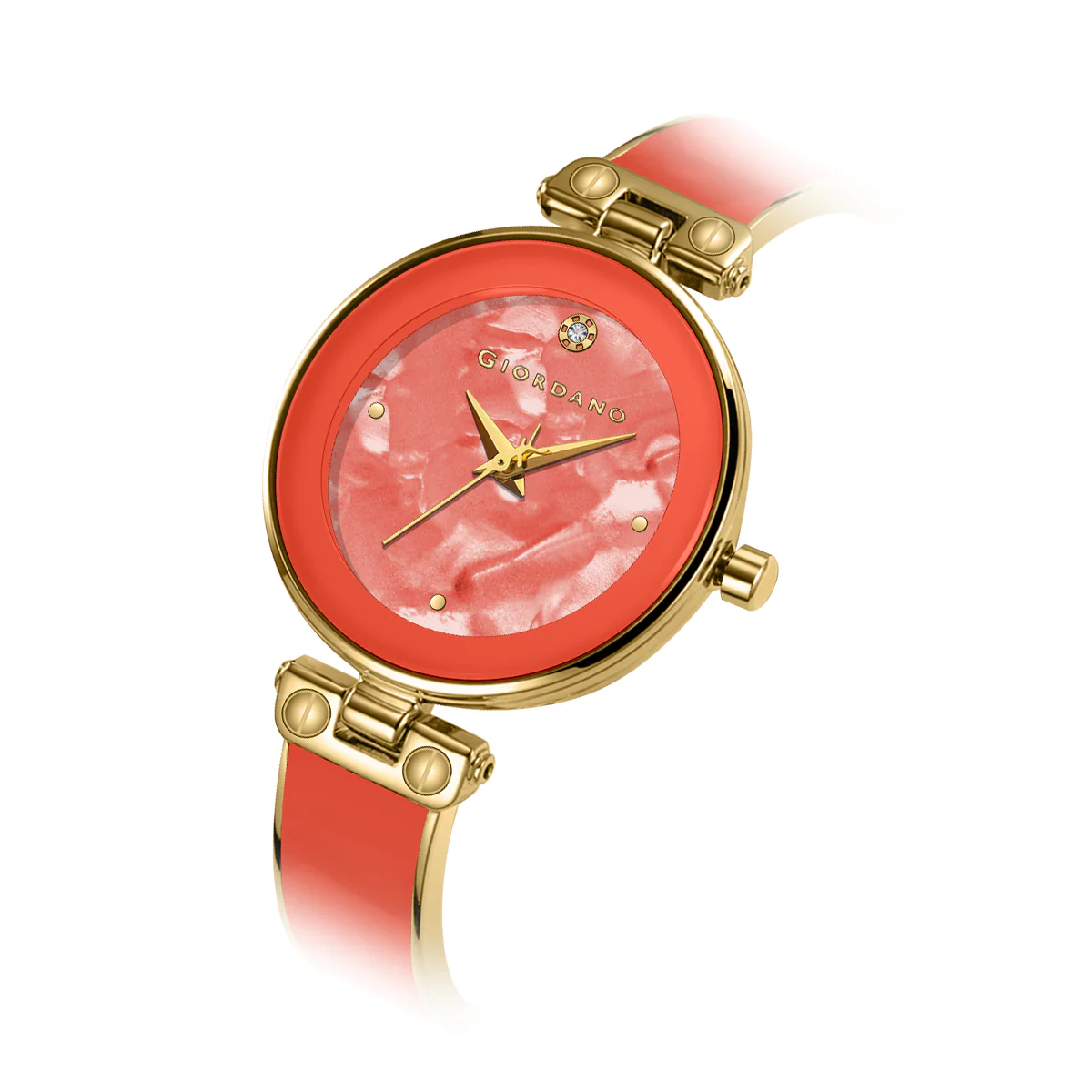 Giordano Designer Analog Watch for Women – Glossy Round Dial & Bracelet Style Stainless Steel Strap | GZ-60099-55 - Image 4