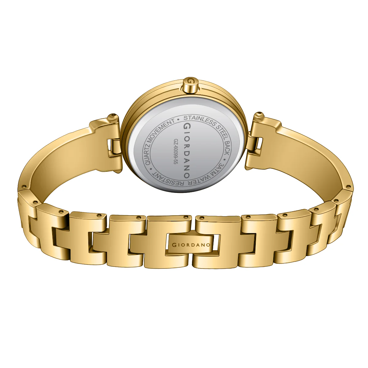 Giordano Designer Analog Watch for Women – Glossy Round Dial & Bracelet Style Stainless Steel Strap | GZ-60099-55 - Image 5