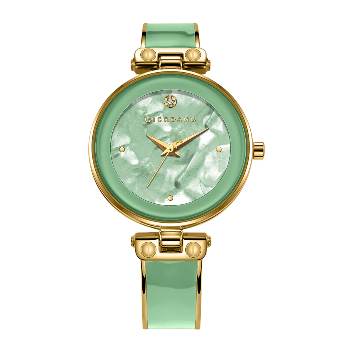 Giordano Designer Analog Watch for Women – Glossy Round Dial & Bracelet Style Stainless Steel Strap | GZ-60099-66 - Image 4