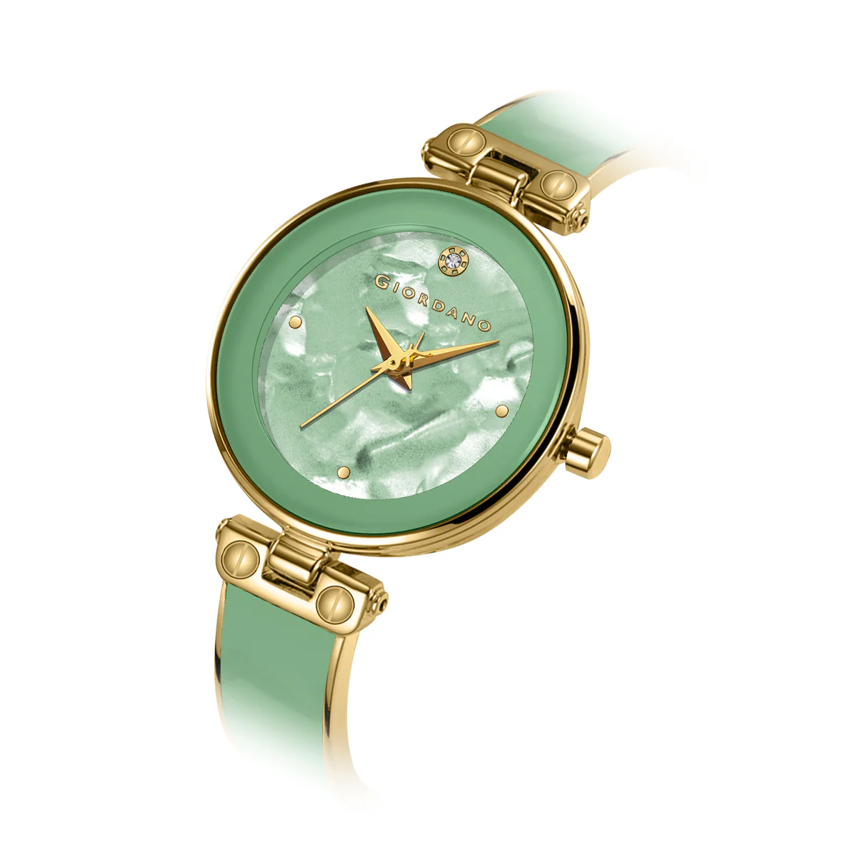 Giordano Designer Analog Watch for Women – Glossy Round Dial & Bracelet Style Stainless Steel Strap | GZ-60099-66 - Image 5