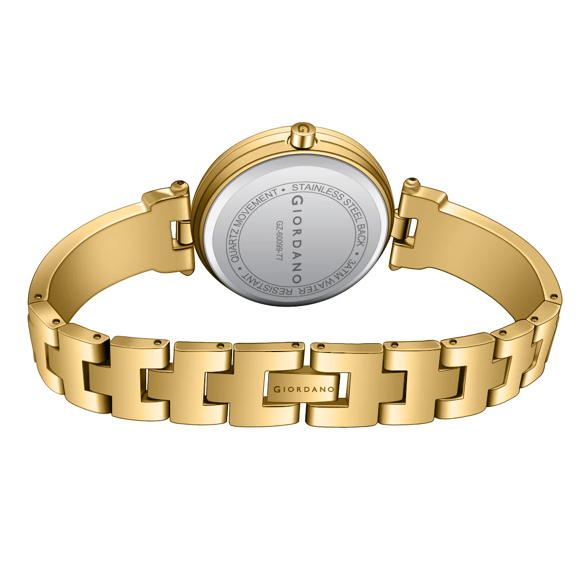 Giordano Designer Analog Watch for Women – Glossy Round Dial & Bracelet Style Stainless Steel Strap | GZ-60099-77 - Image 5