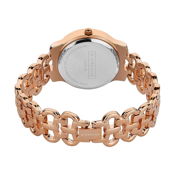 Giordano Fashionista Collection Analog Watch for Women with Classy Dial, Bracelet Strap and Stylish & Elegant Design C2204-33 - Image 6
