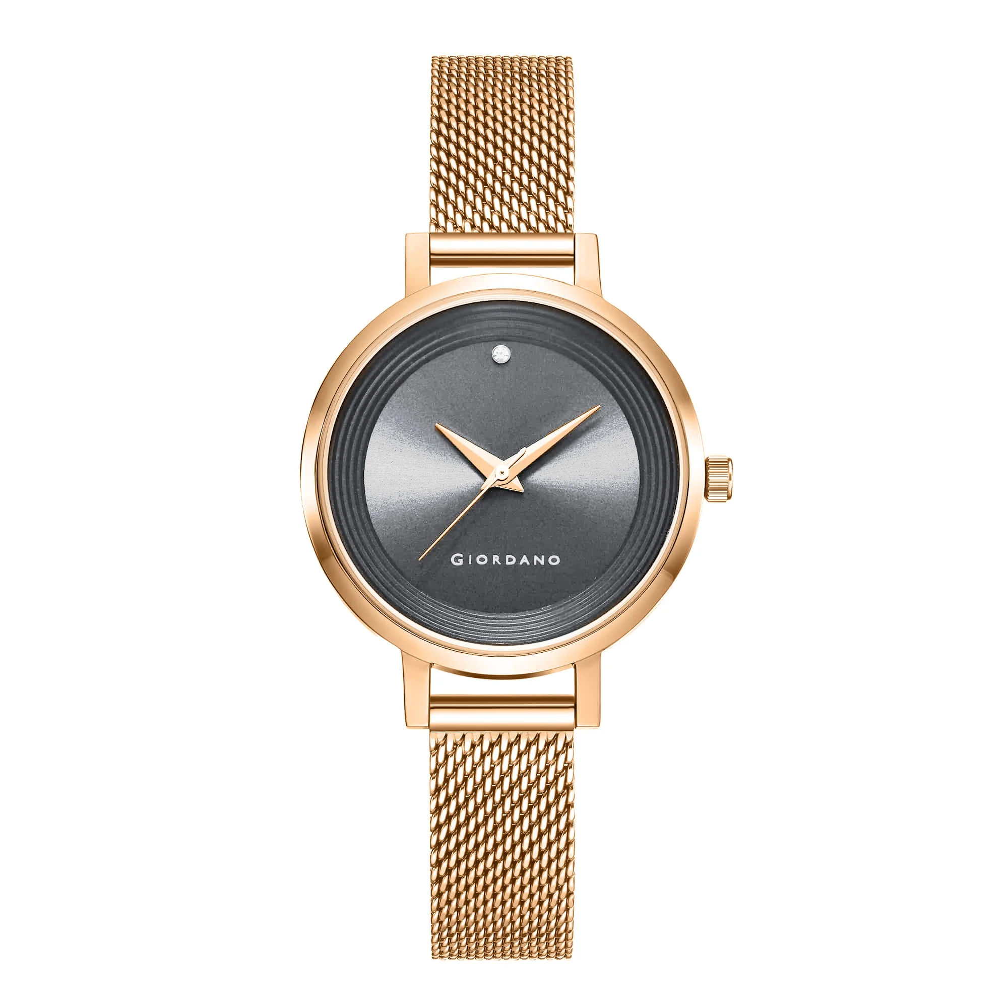 Giordano Fashionista Collection Stylish Analogue Watch for Women | Unique Design with Color Variant Mesh Metal strap | Ladies Wrist Watch to Compliment Your Look Ideal Gift for Women’s |Girls - GD4067-11 - Image 4