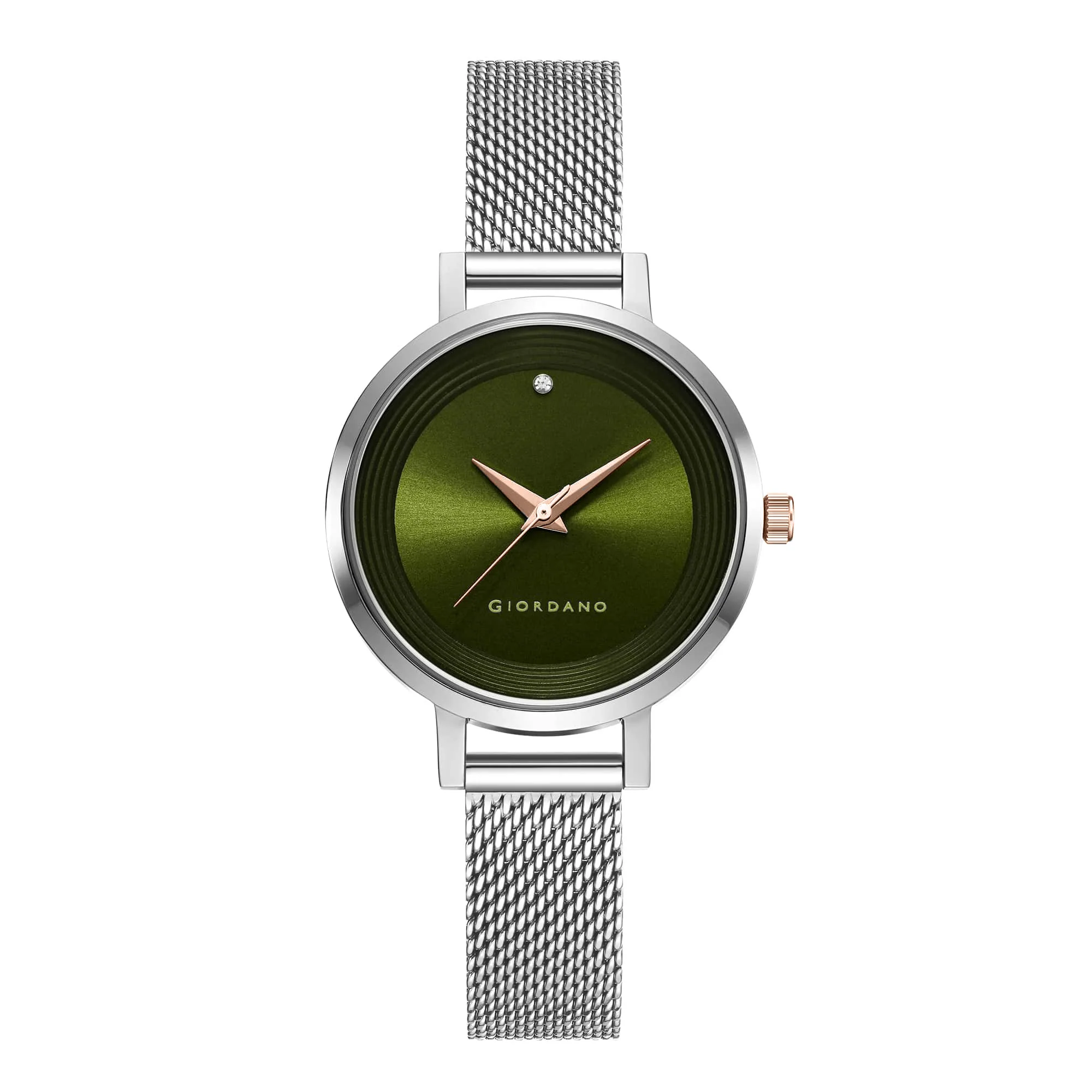 Giordano Fashionista Collection Stylish Analogue Watch for Women | Unique Design with Color Variant Mesh Metal strap | Ladies Wrist Watch to Compliment Your Look Ideal Gift for Women’s |Girls - GD4067-22 - Image 4