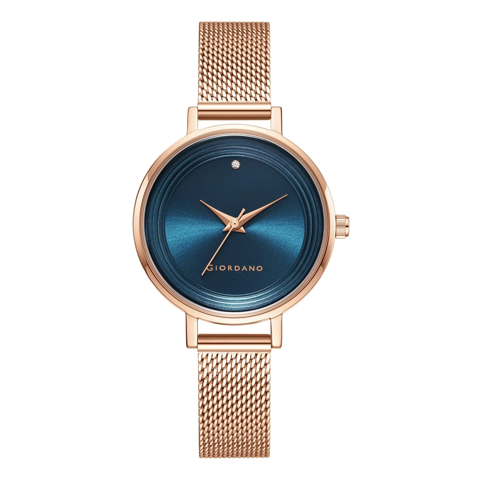 Giordano Fashionista Collection Stylish Analogue Watch for Women | Unique Design with Color Variant Mesh Metal strap | Ladies Wrist Watch to Compliment Your Look Ideal Gift for Women’s |Girls - GD4067-44 - Image 4