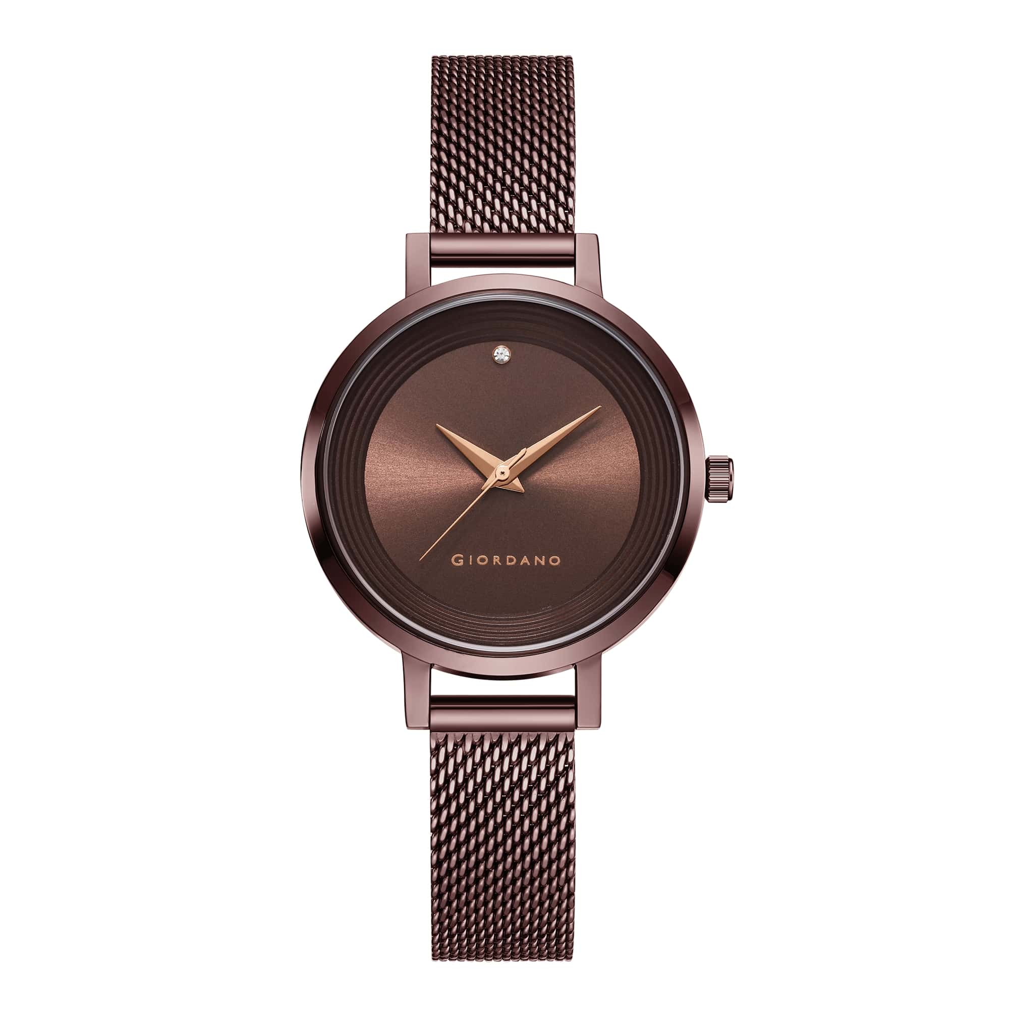 Giordano Fashionista Collection Stylish Analogue Watch for Women | Unique Design with Color Variant Mesh Metal strap | Ladies Wrist Watch to Compliment Your Look Ideal Gift for Women’s |Girls - GD4067-55 - Image 4