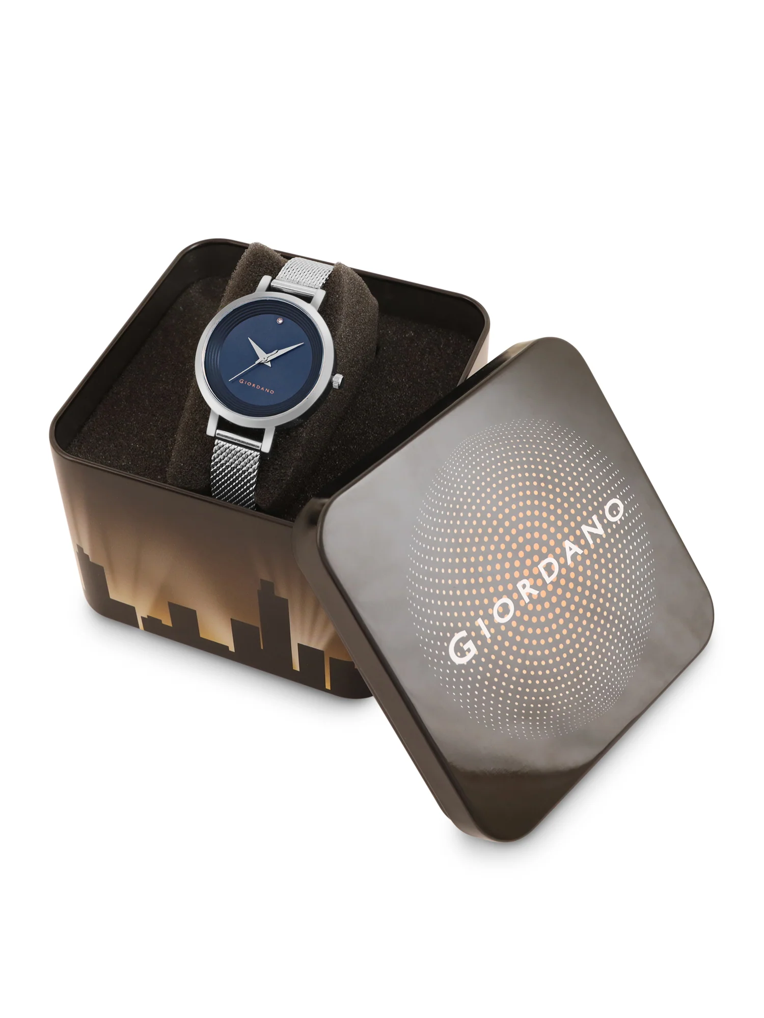 Giordano Fashionista Collection Stylish Analogue Watch for Women | Unique Design with Color Variant Mesh Metal strap | Ladies Wrist Watch to Compliment Your Look Ideal Gift for Women’s |Girls - GD4067-66 - Image 9