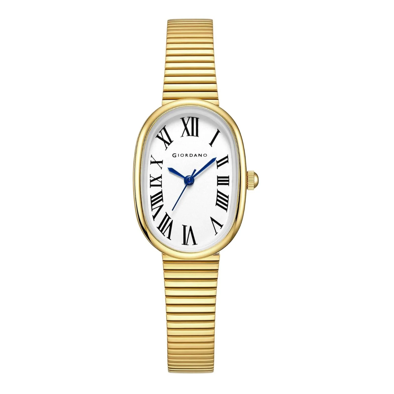 GIORDANO Luxury Analog Watch for Women with Oval Roman Numeral Dial, Stainless Steel Strap, Quartz Movement - GZ-60125-11 - Image 5