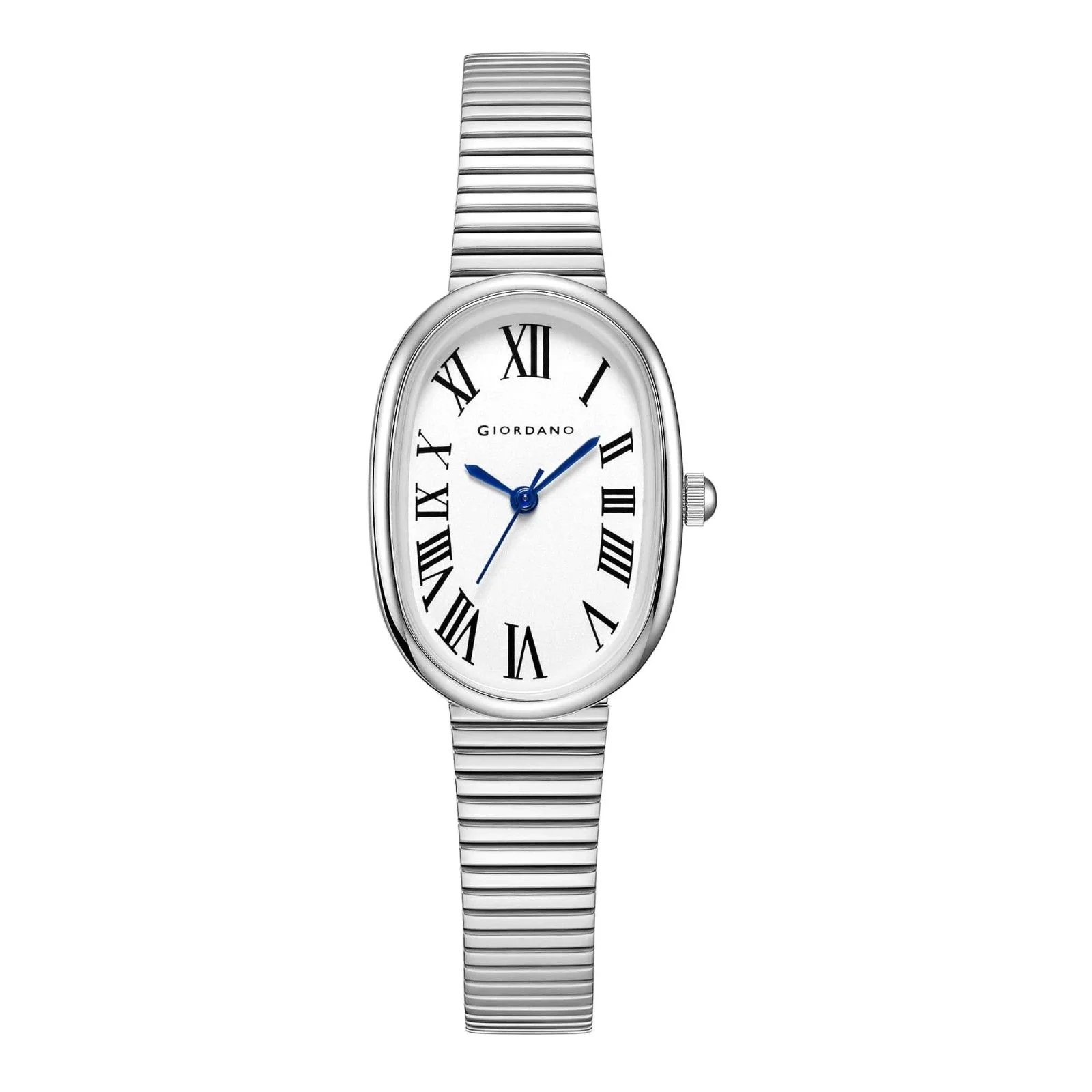 GIORDANO Luxury Analog Watch for Women with Oval Roman Numeral Dial, Stainless Steel Strap, Quartz Movement - GZ-60125-22 - Image 5
