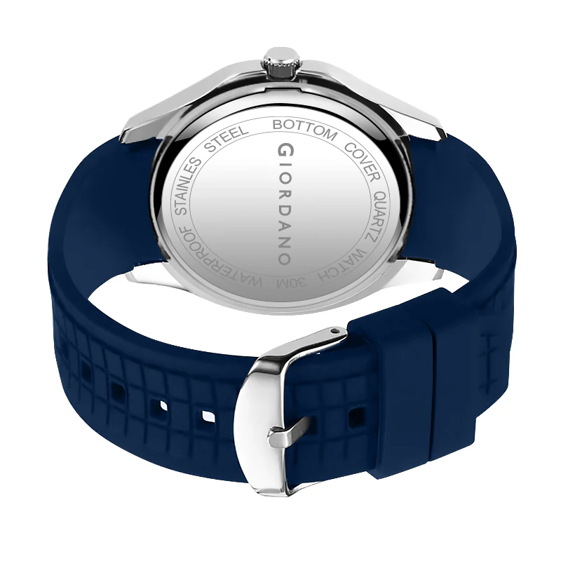 Giordano Modern Analog Watch with Textured dial and Sleek Silicon Strap for Men - GZ-50118-03 - Image 7