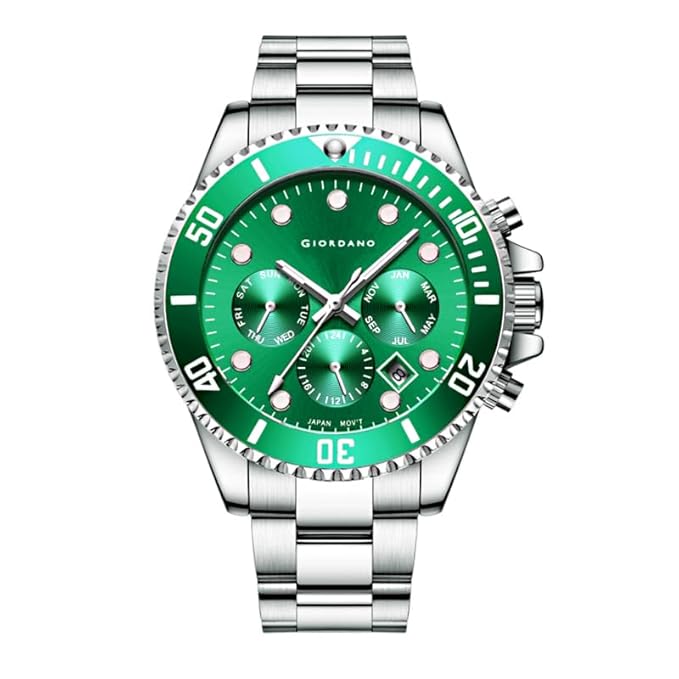 Giordano Multi-Function Analog Wrist Watch for Men Water Resistant with Classy Dial and Strap|Compliment Your Look|Ideal Gift for|Men's|Boy | GZ-50085-11 - Image 4