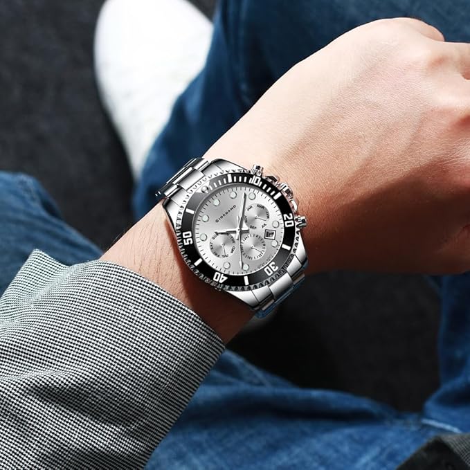 Giordano Multi-Function Analog Wrist Watch for Men Water Resistant with Classy Dial and Strap|Compliment Your Look|Ideal Gift for|Men's|Boy | GZ-50085-22 - Image 2