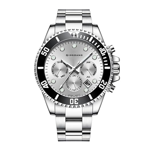 Giordano Multi-Function Analog Wrist Watch for Men Water Resistant with Classy Dial and Strap|Compliment Your Look|Ideal Gift for|Men's|Boy | GZ-50085-22 - Image 4