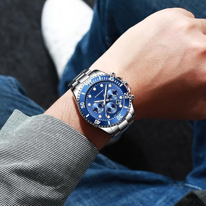 Giordano Multi-Function Analog Wrist Watch for Men Water Resistant with Classy Dial and Strap|Compliment Your Look|Ideal Gift for|Men's|Boy | GZ-50085-33 - Image 2