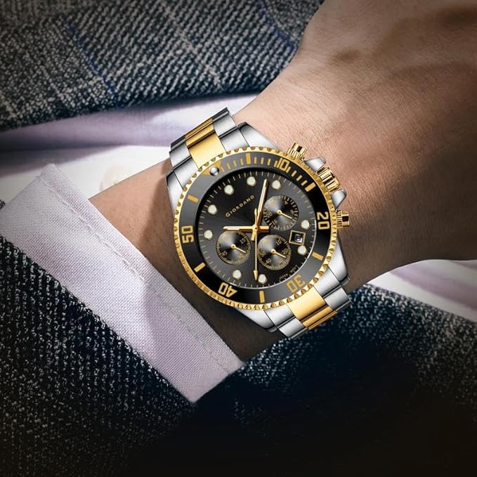 Giordano Multi-Function Analog Wrist Watch for Men Water Resistant with Classy Dial and Strap|Compliment Your Look|Ideal Gift for|Men's|Boy | GZ-50085-44 - Image 2