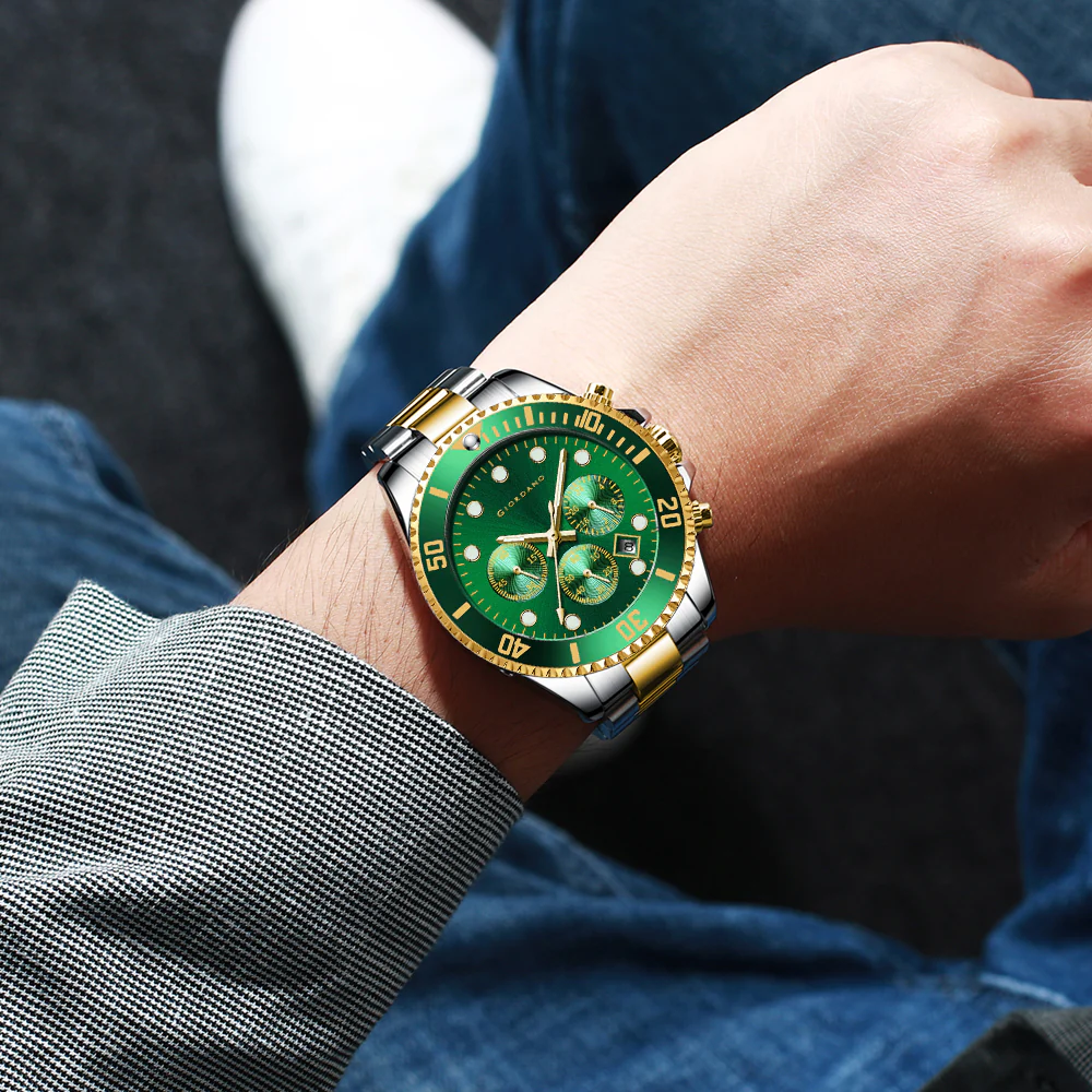 Giordano Multi-Function Analog Wrist Watch for Men Water Resistant with Classy Dial and Strap|Compliment Your Look|Ideal Gift for|Men's|Boy | GZ-50085-66 - Image 2