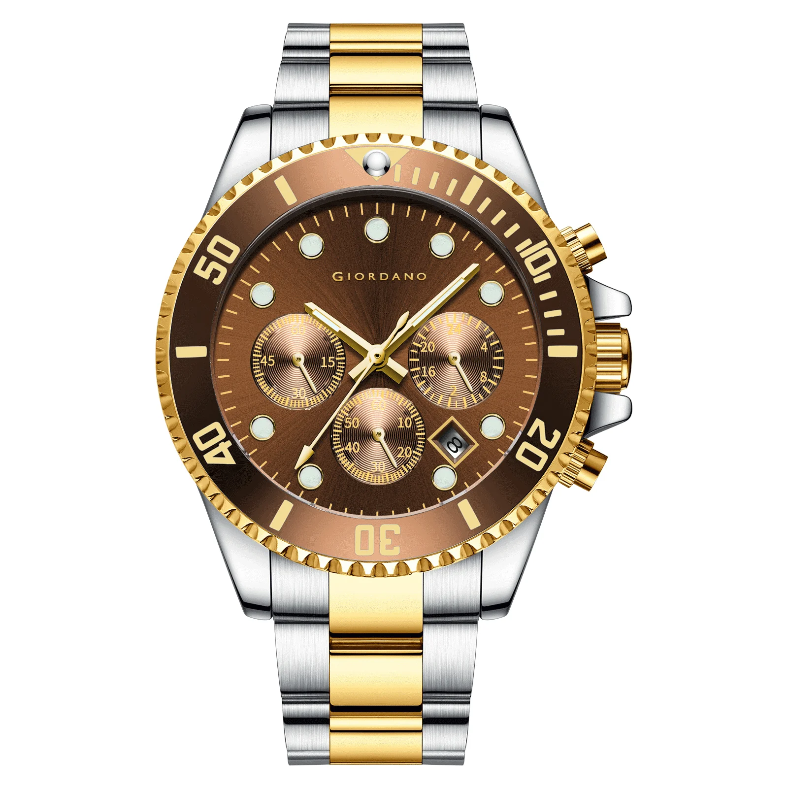 Giordano Multi-Function Analog Wrist Watch for Men Water Resistant with Classy Dial and Strap|Compliment Your Look|Ideal Gift for|Men's|Boy | GZ-50085-77 - Image 5