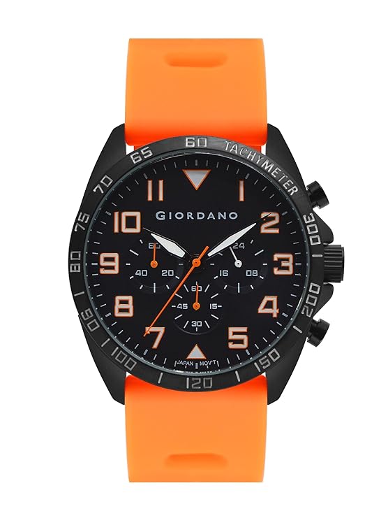 Giordano Multi Function - Performance Sport Watch for Men with Stopwatch Function & Silicon Strap | GZ-50092-01 - Image 5