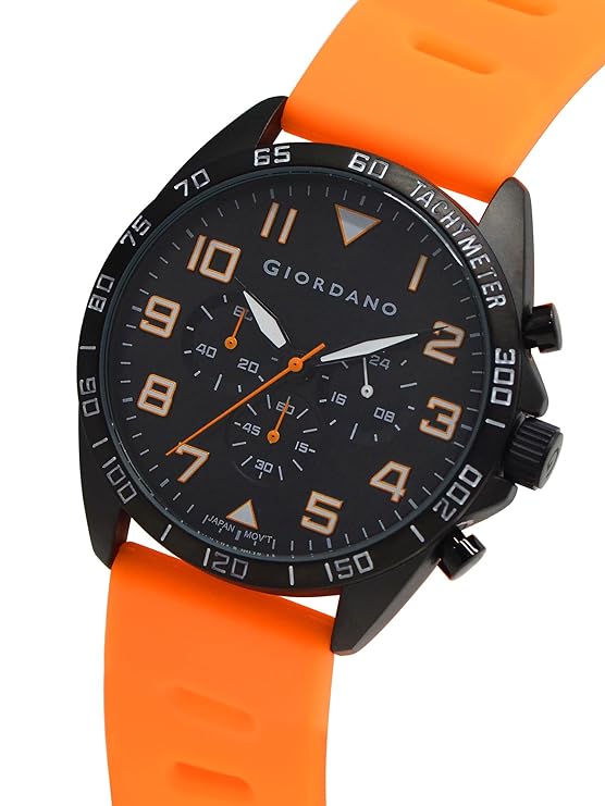 Giordano Multi Function - Performance Sport Watch for Men with Stopwatch Function & Silicon Strap | GZ-50092-01 - Image 6