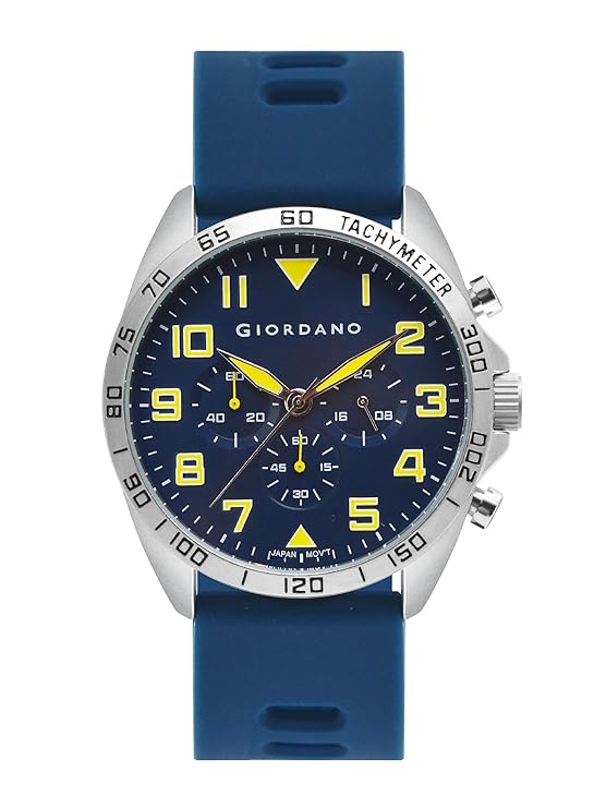 Giordano Multi Function - Performance Sport Watch for Men with Stopwatch Function & Silicon Strap | GZ-50092-02 - Image 5