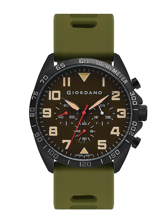 Giordano Multi Function - Performance Sport Watch for Men with Stopwatch Function & Silicon Strap | GZ-50092-03 - Image 5
