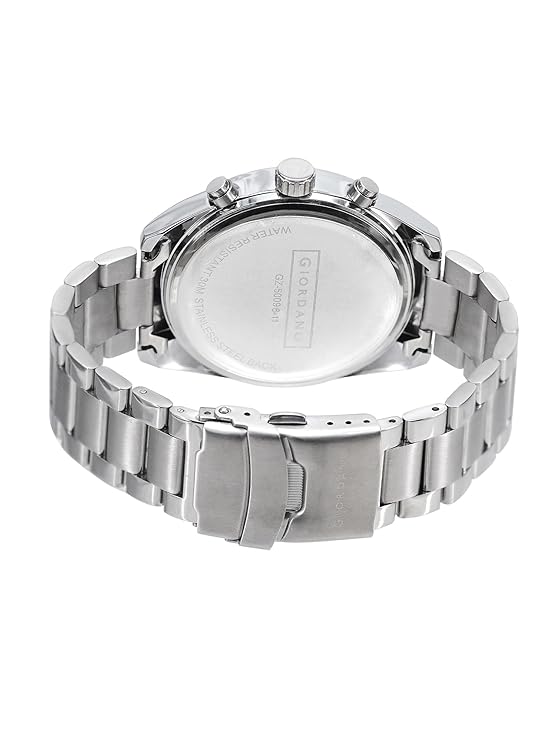 Giordano Multi Function Watch for Men with Round dial, Luminous Hands and Stainless Steel Strap | GZ-50096-11 - Image 6