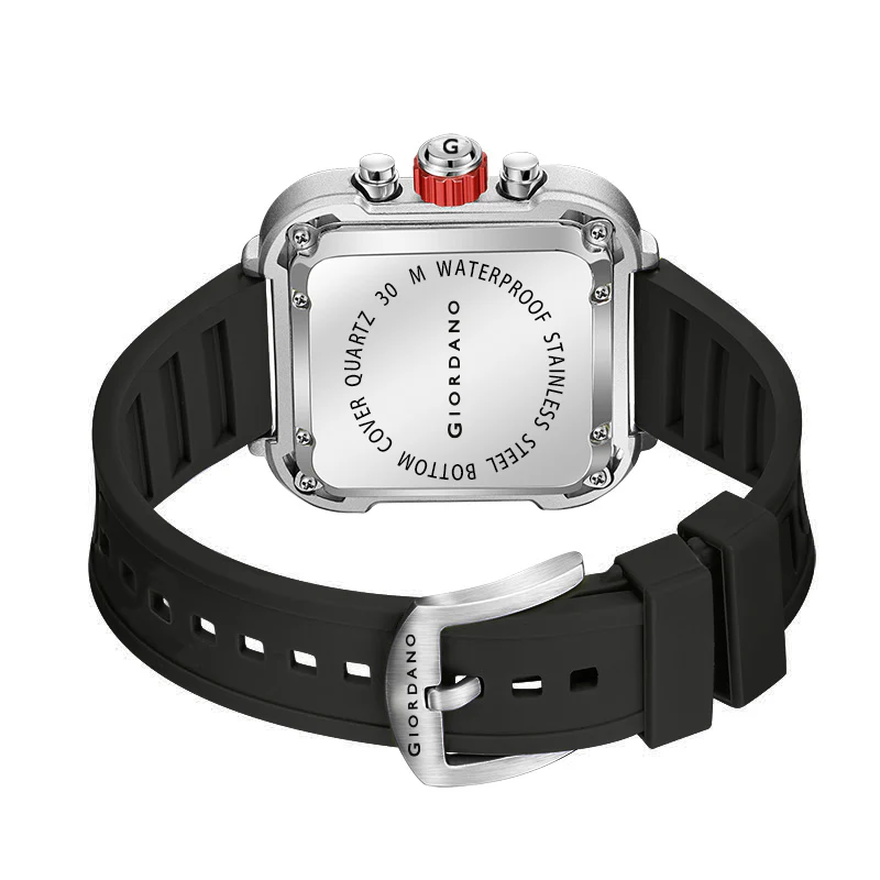 Giordano Multifunction Watch for Men - Perfect Blend of Style and Utility” | Water Resistant Square dial Unique Design Wrist Watch for Man | Best Gift for Males | GZ-50099-02 - Image 6