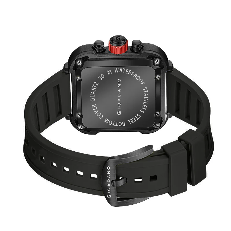 Giordano Multifunction Watch for Men - Perfect Blend of Style and Utility” | Water Resistant Square dial Unique Design Wrist Watch for Man | Best Gift for Males | GZ-50099-03 - Image 5