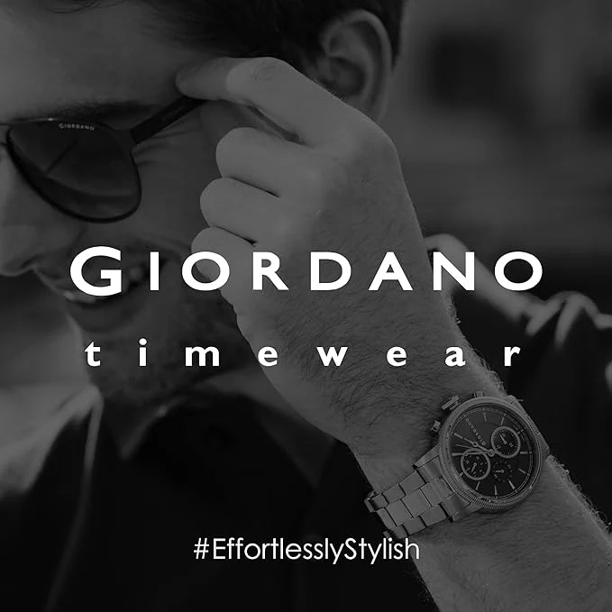 Giordano Multifunction Watch for Men - Perfect Blend of Style and Utility” | Water Resistant Square dial Unique Design Wrist Watch for Man | Best Gift for Males | GZ-50099-03 - Image 7