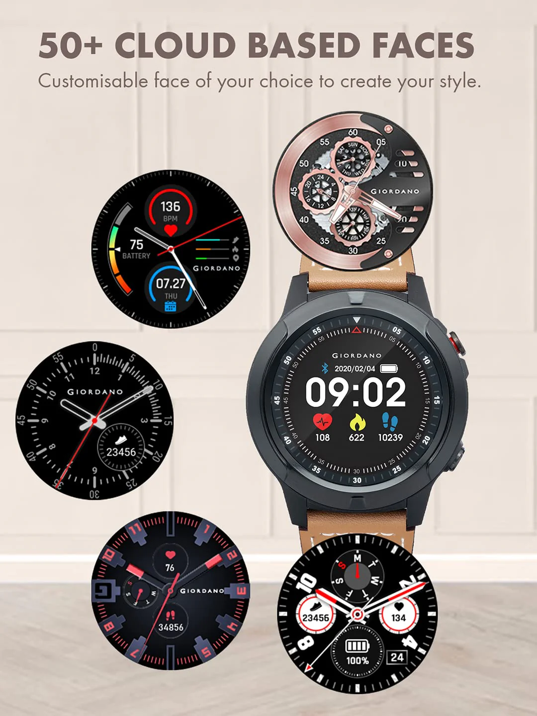 Giordano Smartwatch | GT04-BR - Image 7