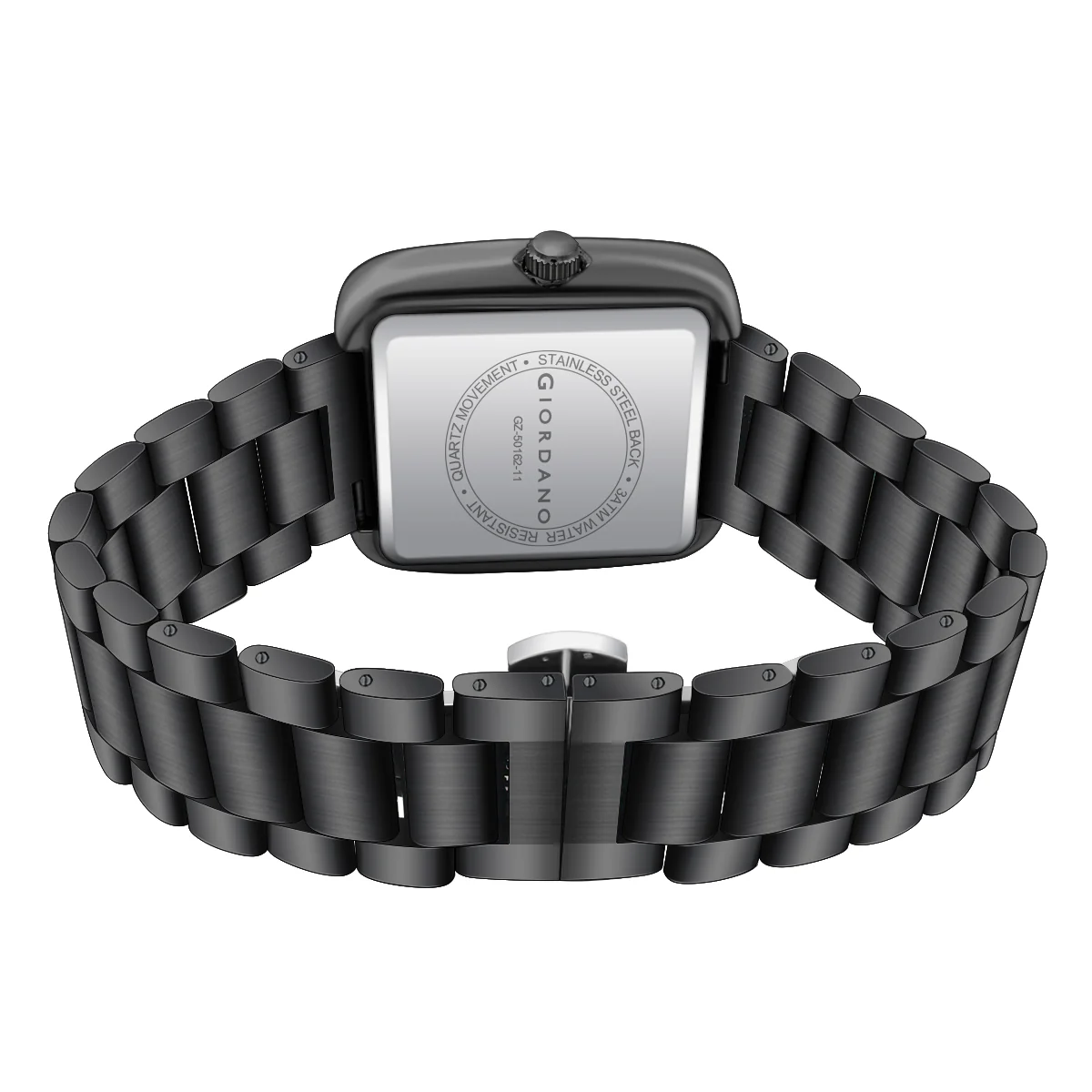 Giordano Square Face Watch for Men – Multifunction Dial with Date Display, Sleek Stainless Steel Strap, Modern Design for Everyday Elegance | GZ-50162-11 - Image 7