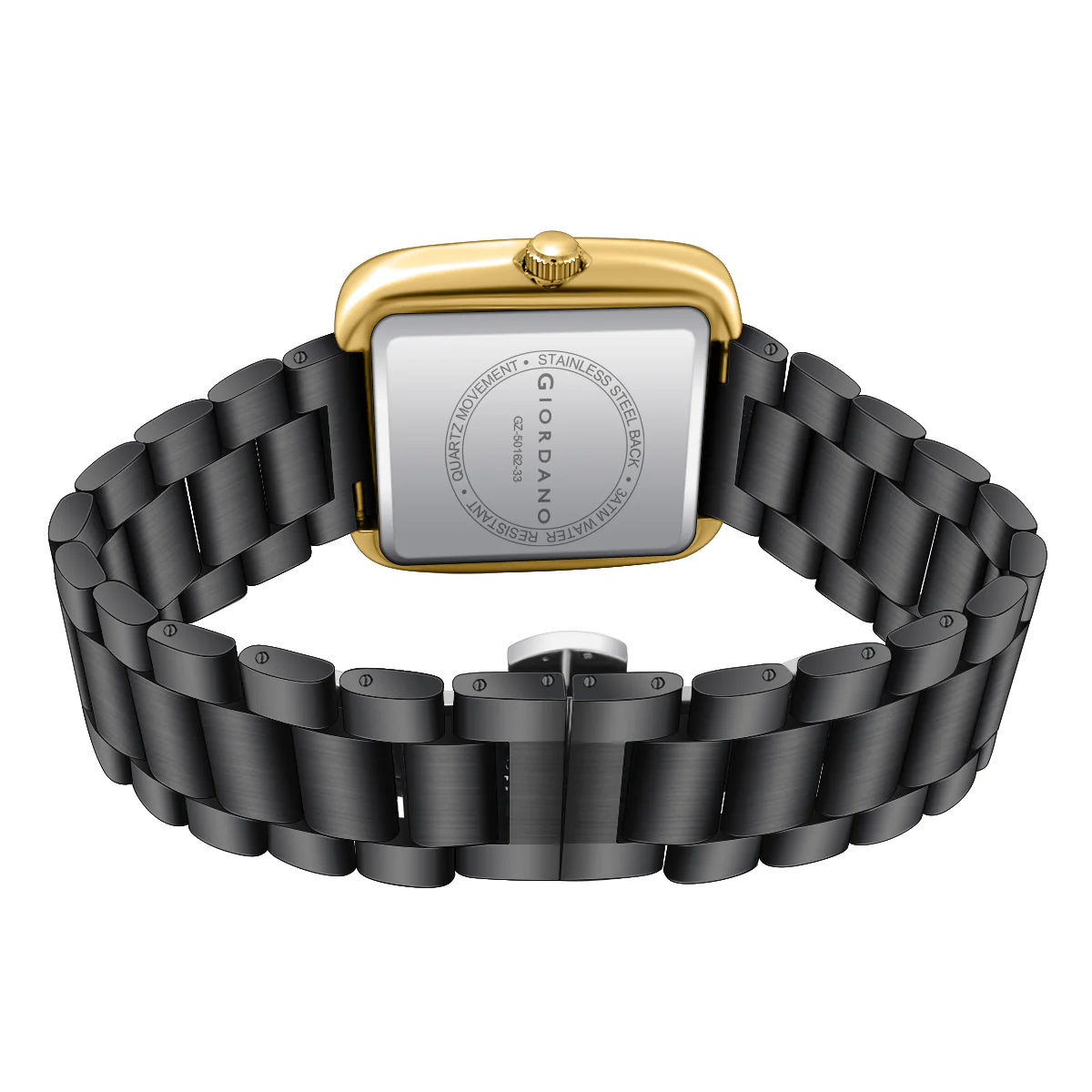 Giordano Square Face Watch for Men – Multifunction Dial with Date Display, Sleek Stainless Steel Strap, Modern Design for Everyday Elegance | GZ-50162-33 - Image 7